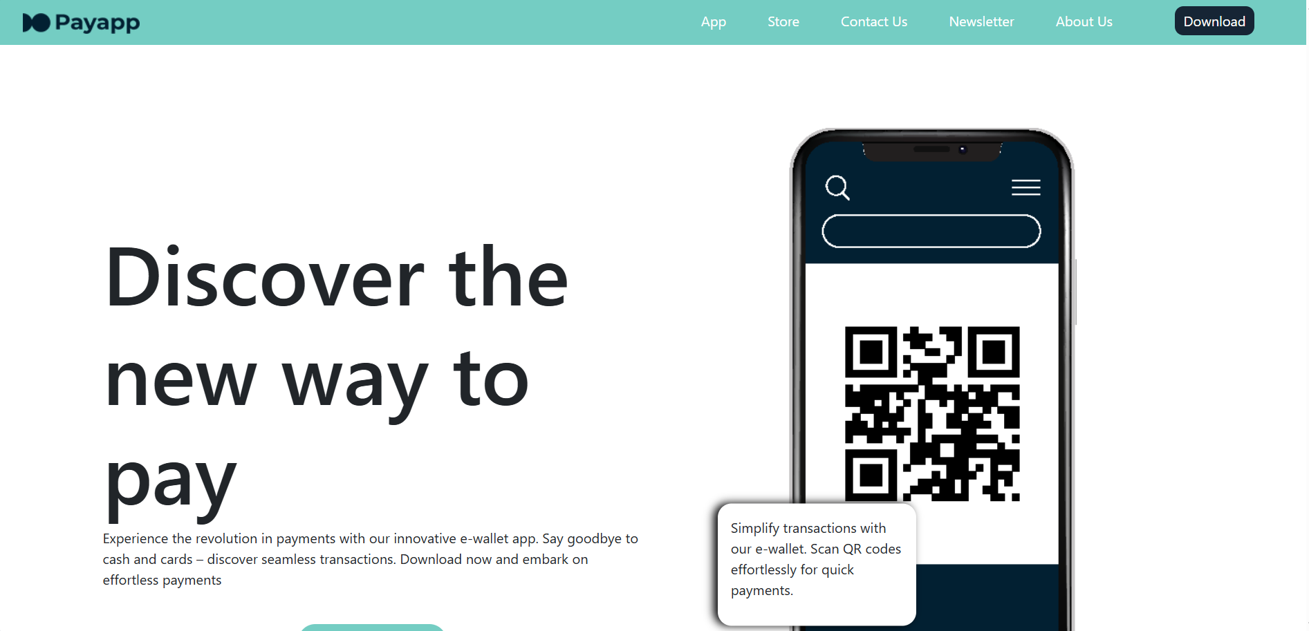 E-Wallet Company Website